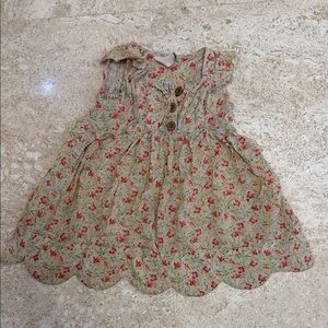 Matilda Jane Floral Dress with Scalloped Hem